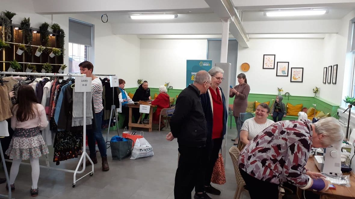 2 Clothes Swap in The Room at Café 1759