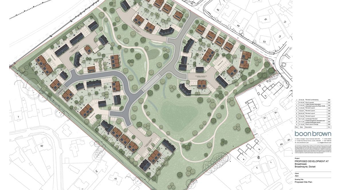 Broadmead, Broadmayne - Proposed Site Plan