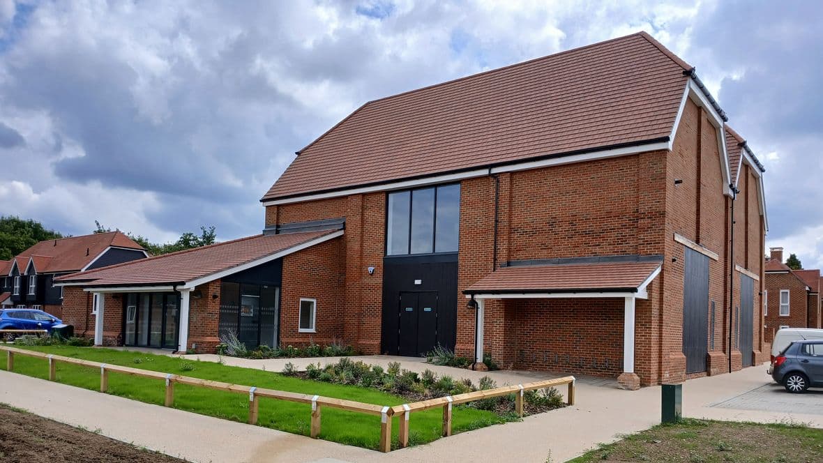 Community area at Manorwood, West Horsley