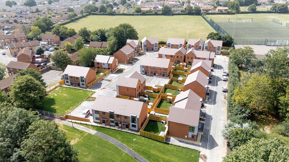 Redwood Court, Tynte Road Bridgwater_Aerial shot