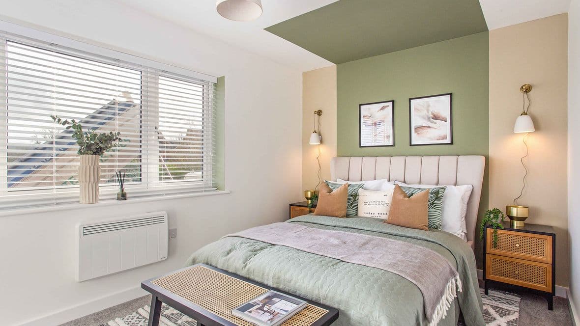 Violet Cross showhome bedroom